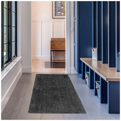 Eurow Trek N' Clean Microfibre Floor Runner Mat - Absorbent, Non-Slip, Machine Washable