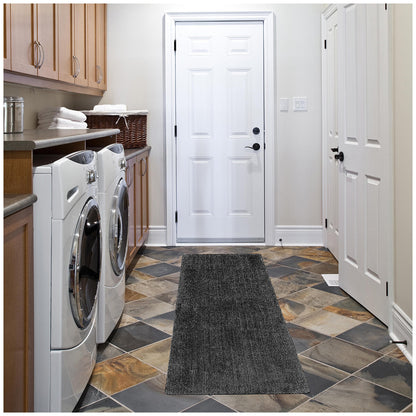 Eurow Trek N' Clean Microfibre Floor Runner Mat - Absorbent, Non-Slip, Machine Washable