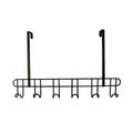 Adoored Decorative Hook Rack - 6 Hooks - Steel - Over Door Use - SuperSaverAU - view 1