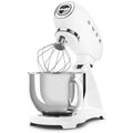 Smeg 50s retro style stand mixer 4.8L - White finish, 800W, 10 speeds, safety lock - SMF03WHAU