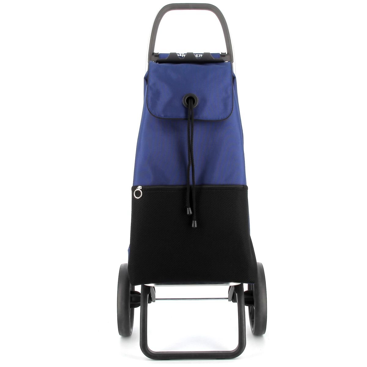 Rolser I-Max Urban Big Wheel Folding Trolley - Drawstring Closure, Backpack-Style Bag, Navy - R-IMX505-1062