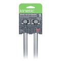 Kinetic 150mm Stainless Steel Flexible Braided Hose Mixer Tap Extension - 2 Pack - Durable - Corrosion Resistant - SuperSaverAU - view 2