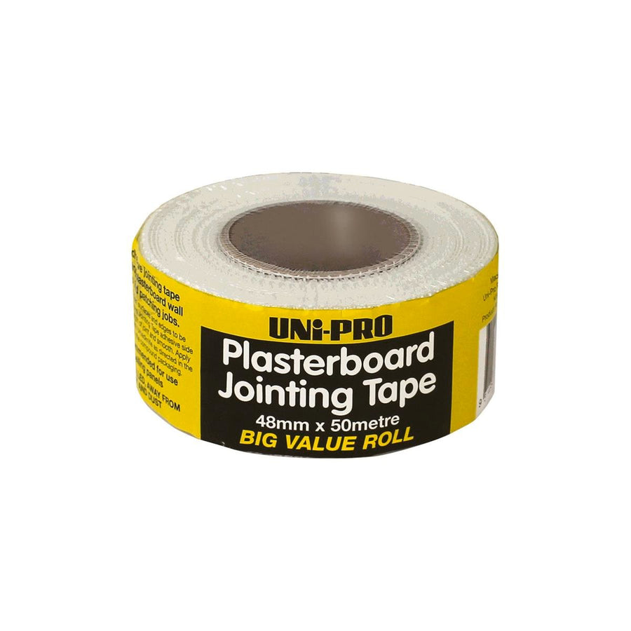 Uni Pro Plasterboard Jointing Tape 48mm x 50m Fibreglass Strength - SuperSaverAU - view 1