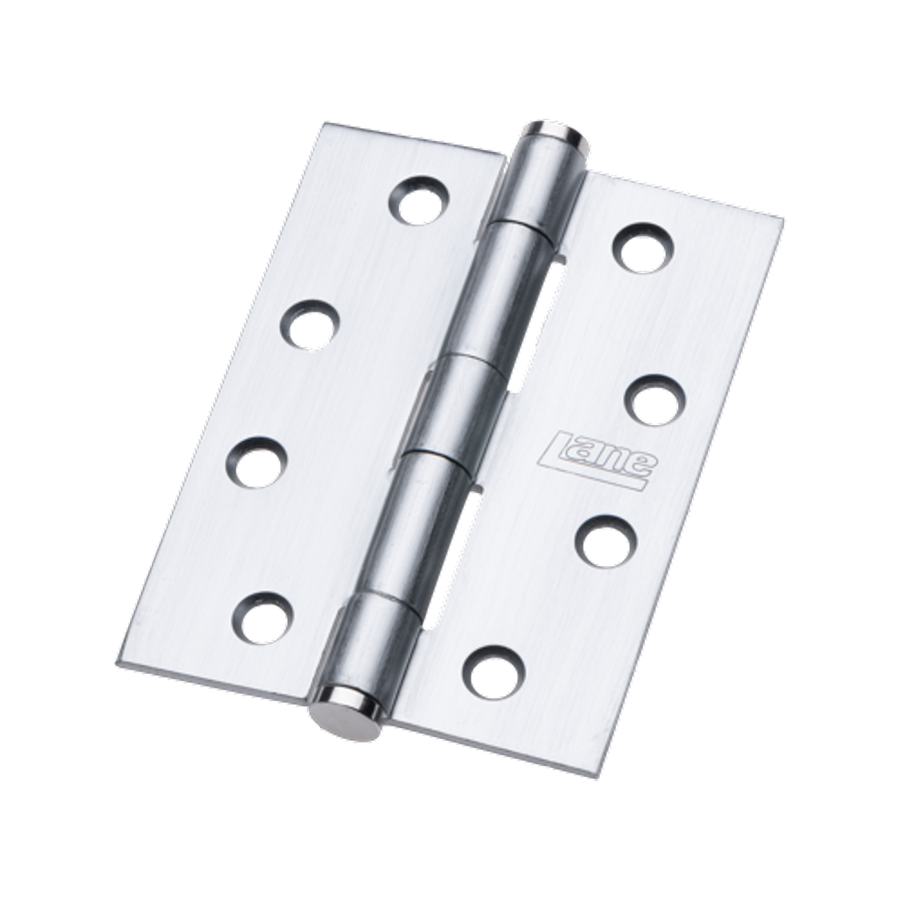 Lane Satin Chrome Butt Hinge 100 x 75 x 2 5mm 2 Pack Security - SuperSaverAU - view 1