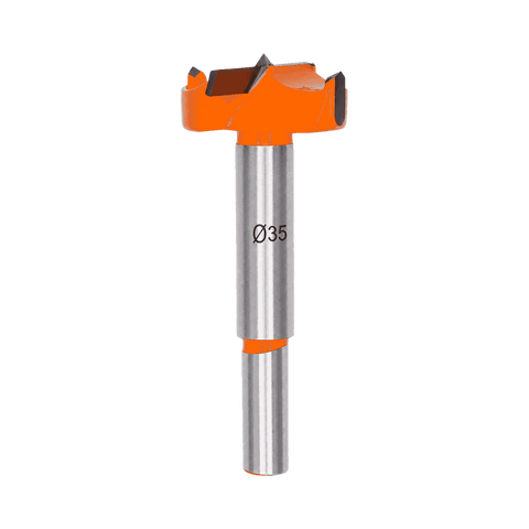 Craftright 35mm Concealed Hinge Cutter - Steel, 9.5mm Shank