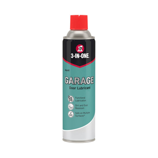3-IN-ONE Garage Door Lubricant 300g Aerosol Quick-Drying Rust Prevention