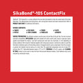 Sika 500ml ContactFix 105 Premium Sprayable Contact Adhesive, Clear, Fast Drying