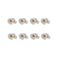 DETA 40A Screw Connector 8 Pack Brass & Polycarbonate Insulated 500V