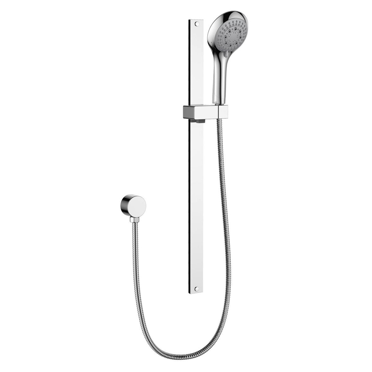 Mondella 5 Function Hand Shower on Rail Chrome ABS Brass Adjustable - SuperSaverAU - view 1