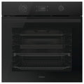 Haier 60cm 500 Series Pyrolytic Oven - 78L, 12 Functions, Air Fry, Steam Assist, Black - HWO60S12EPB5