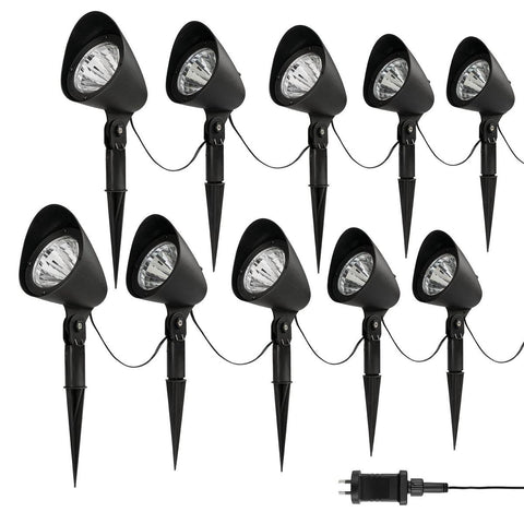 Brilliant Westbury LED Garden Light Kit 10 Pack - 1W 12V - Black - 28m Cable - SuperSaverAU - view 1