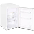 Husky 118L retro style bar fridge - white, 12L freezer compartment, adjustable shelves - HUSRET135WHHU