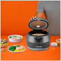 NutriBullet EveryGrain Cooker - 10 cup bowl, 5 grain cooking modes, delay start, dark grey - NBG07100