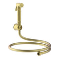 Evekare 1.2m Brushed Brass PVC Bidet Spray with Holder, Lead Free