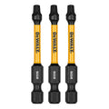 Dewalt Flextorq Screwdriver Bit 57mm SQ2 - 3 Pack - Impact Resistant - SuperSaverAU - view 1