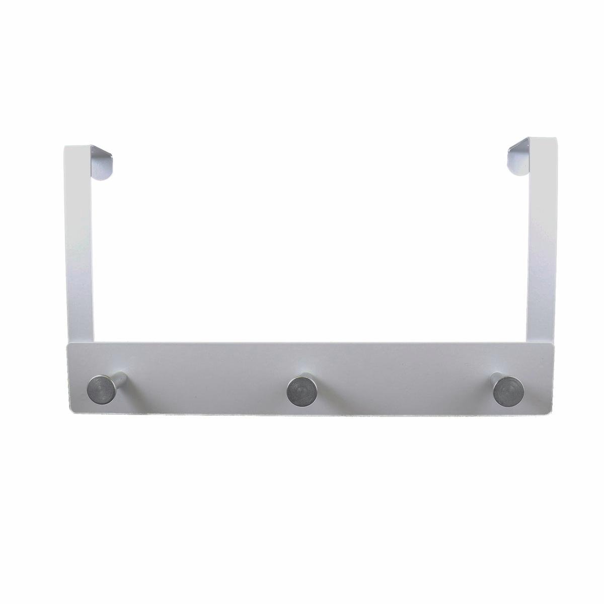Adoored Deco Hook Rack - 80mm x 260mm - Steel - Over the Door - SuperSaverAU - view 1