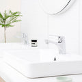 Dorf Kip Chrome Basin Mixer, Brass, Ceramic Disc, 4.5L/min WELS 6 Star, WaterMark