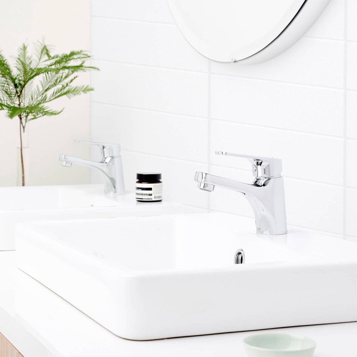 Dorf Chrome Lead Free Kip Basin Mixer - 44mm x 118mm x 130mm - Water Saving - SuperSaverAU - view 3