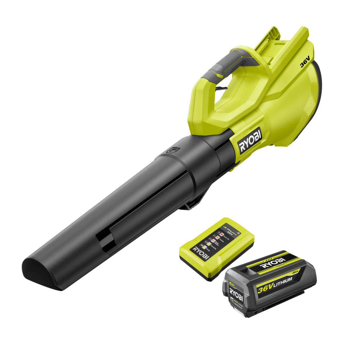 Ryobi 36V Jet Blower Kit - 550CFM - 4.0Ah Battery - 193km/h Air Speed - SuperSaverAU - view 1