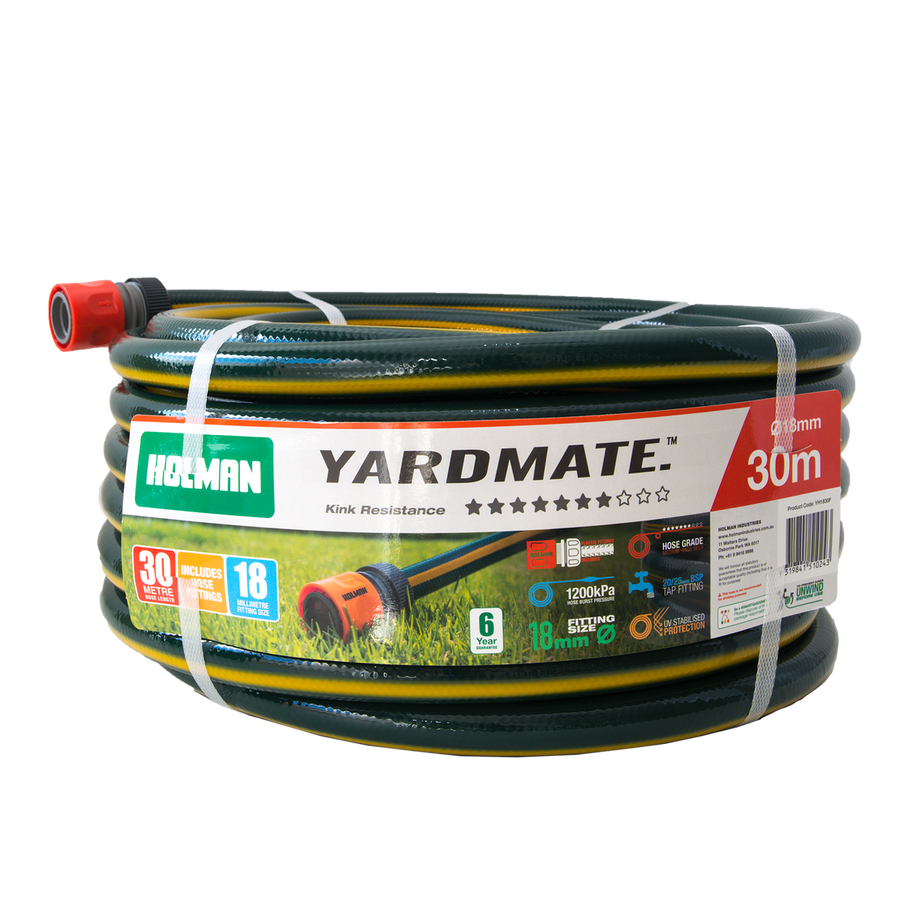 Holman Garden Hose - 18mm x 30m - PVC - UV Resistant - SuperSaverAU - view 1