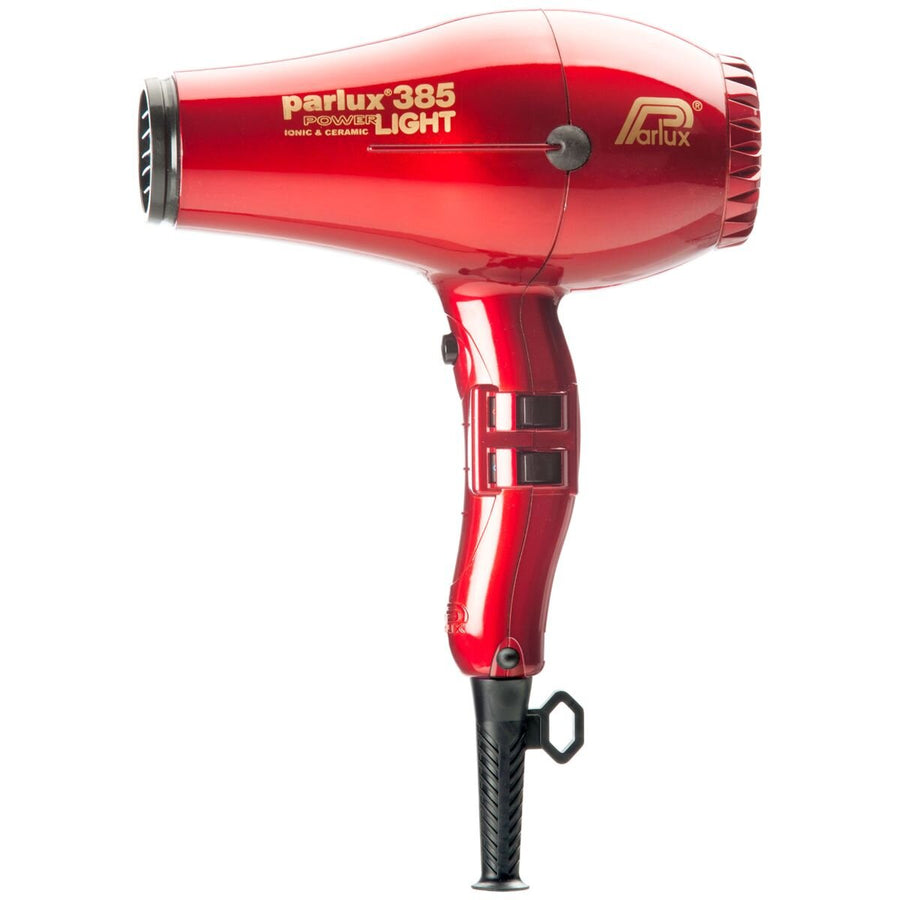 Parlux 385 Powerlight Ceramic and Ionic Hair Dryer 2150W - Red - Concentrated Airflow - 150079