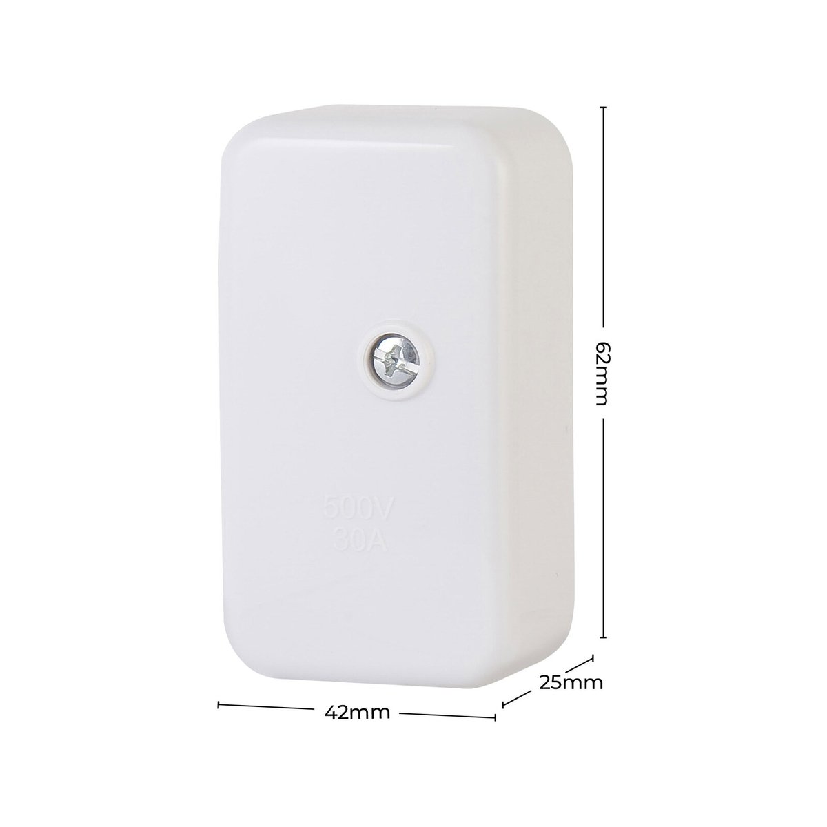 DETA Small Junction Box - 42mm x 25mm x 73mm - Polycarbonate - 10 Pack - SuperSaverAU - view 3