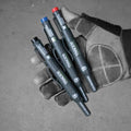 Tracer Clog Free Marker Black - Durable Metal Marker - 155mm x 20mm x 20mm - Clog-Free Marking - SuperSaverAU - view 5