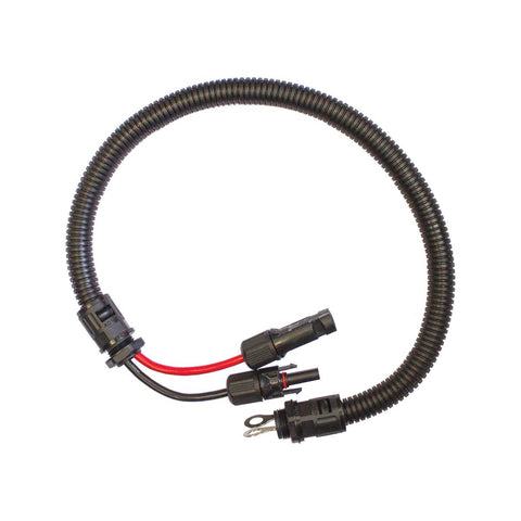 Kt Solar Connector MC4 Plug Socket to 8mm Ring Terminals KT70568 - 600mm - Black - TUV Certified - Durable - SuperSaverAU - view 1
