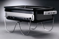 Weber Go Anywhere Portable Charcoal BBQ - Black - Folding Legs - Split Cooking Grill - K121024