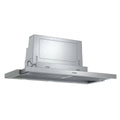 Bosch Series 4 90cm Slideout Rangehood - Stainless Steel Facia, 729m³/h Max Air Capacity, LED - DFS097A51A