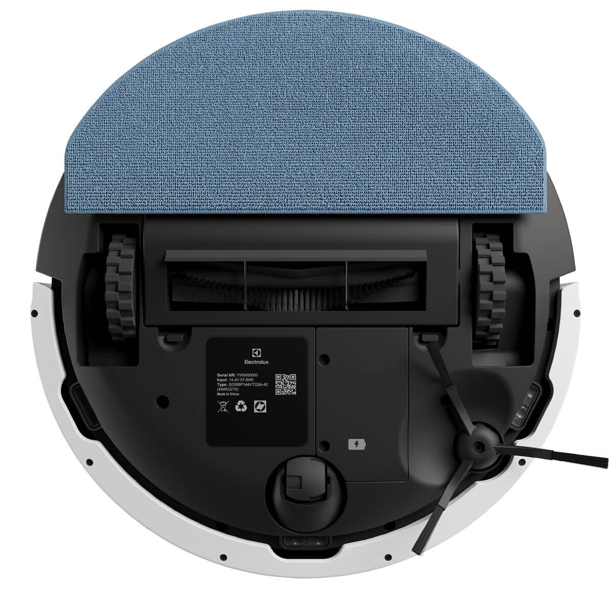 Electrolux Ultimate Home 300 Robot Vacuum and Mop - 4000Pa Suction, LiDAR Mapping, Shell White - EFR71222DS