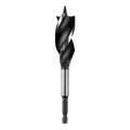 Full Boar 25mm Auger Bit, Steel, 1/4" Hex Shank for Wood Drilling