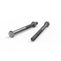 Zenith M10 x 110mm Hot Dip Galvanised Hex Head Bolt & Nut - Each