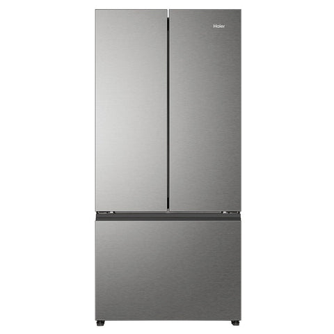 Haier 512L French Door Fridge - Satina Silver - 5 Star Energy Rating - Frost Free Freezer - HRF510FS