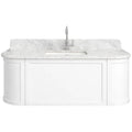 Turner Hastings Evara 120cm wall hung vanity - marble top, white, 3 tapholes - EV120-WH-3TH