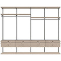 Elfa Decor+ Birch Storage - E-Poxy Bonded Steel - Birch Timber Finish - 10 Year Warranty - 12085