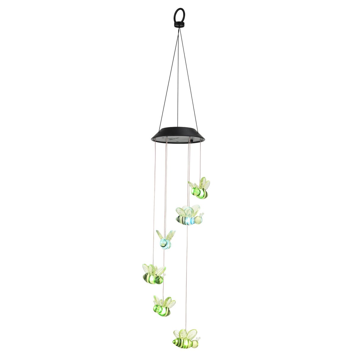 Click Solar Bee Windchime - 6 RGB LED - 125mm x 700mm - Weather Resistant - SuperSaverAU - view 2