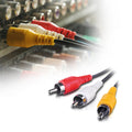 Antsig 3m Black 3 RCA to 3 RCA Audio Visual Cable