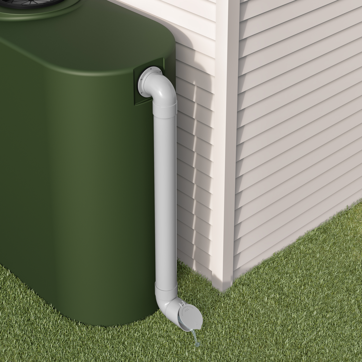 Rain Harvesting Flap Valve - 100mm - UPVC - Pest Protection - SuperSaverAU - view 5