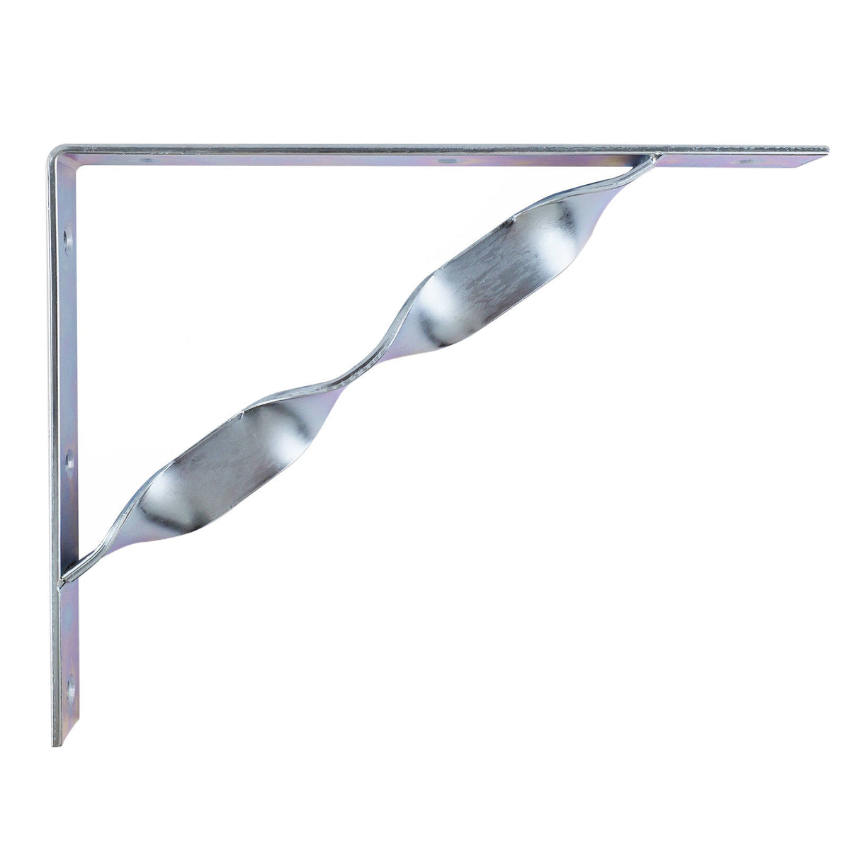 Carinya 250 x 200mm Zinc Plated Steel Heavy Duty Twisted Stay Bracket, 300kg