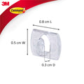 Command Clear Adhesive Decorating Clips - 20 Pack, Damage-Free