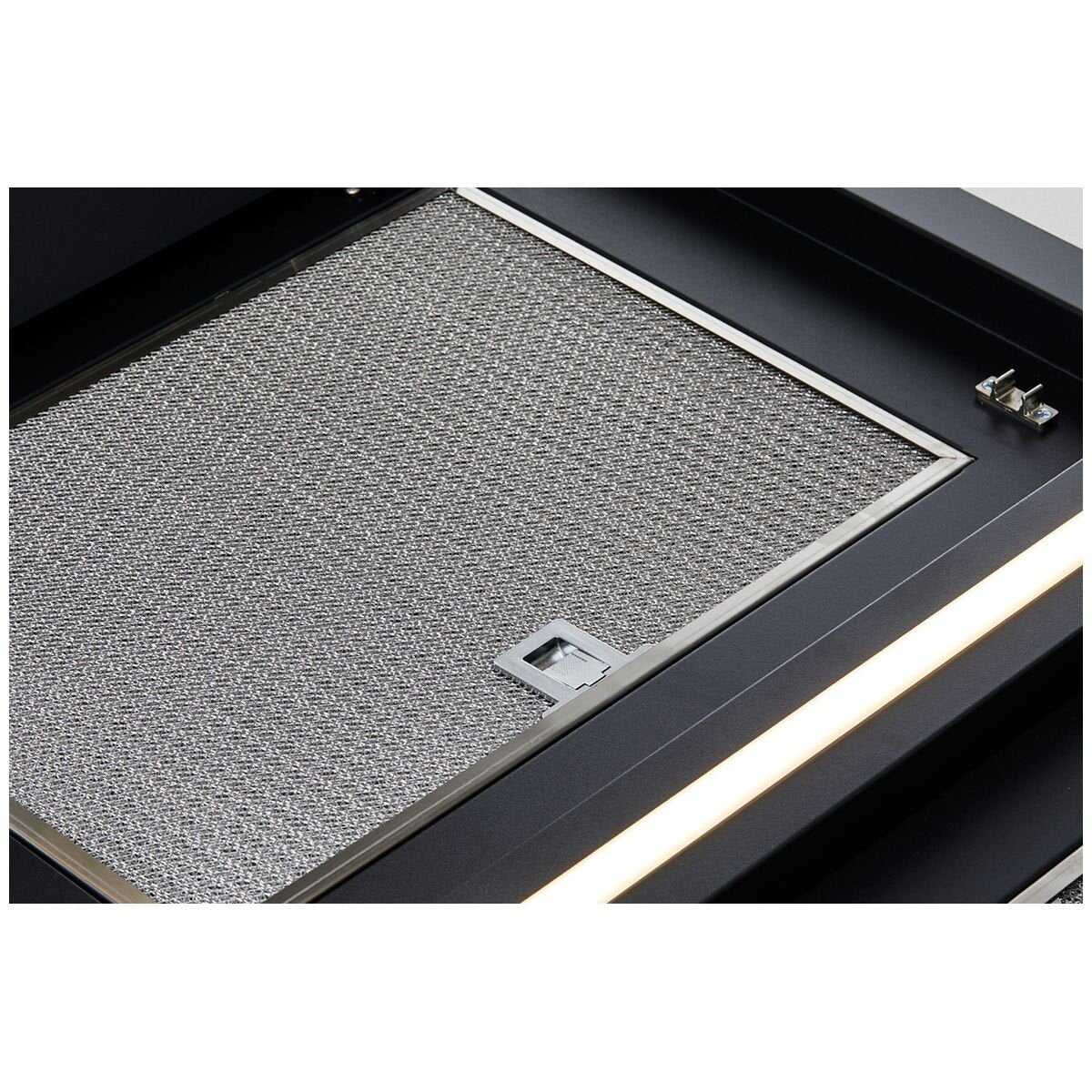 Schweigen 120cm Ceiling Cassette Rangehood - Matte Black, Twin External Motors, LED Light - SCC1200B-SP2PAK