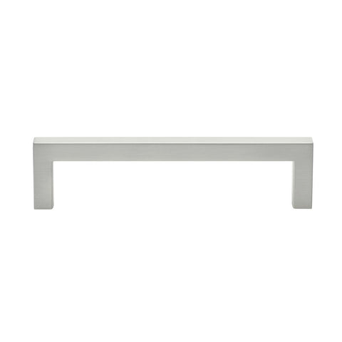 Prestige 128mm Brushed Nickel Square Bar Handle - Zinc Alloy - Easy Install - SuperSaverAU - view 1