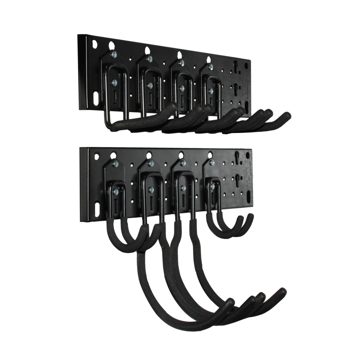 Storease 10 Piece Wall Storage System - 200mm x 430mm - Black - Durable Metal - SuperSaverAU - view 1