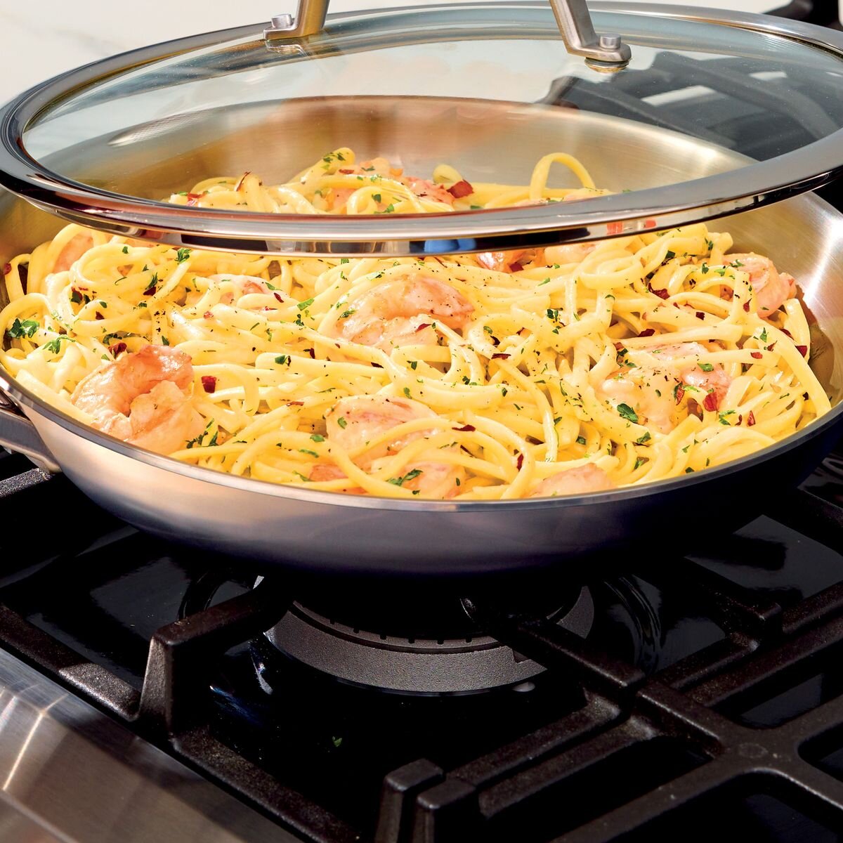 Ninja EverClad Stainless Steel Cookware Set - Tri-Ply, Induction Compatible, Oven Safe to 315°C - C99012