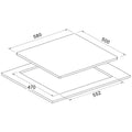 Euro Appliances 60cm Natural Gas Cooktop - Stainless Steel, Triple Ring Wok Burner - ECT60WCX