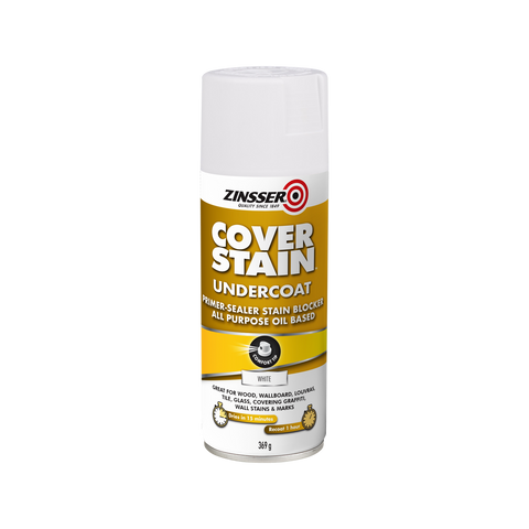 Zinsser Coverstain Primer Sealer 369g Oil-Based Stain Blocker - SuperSaverAU - view 1