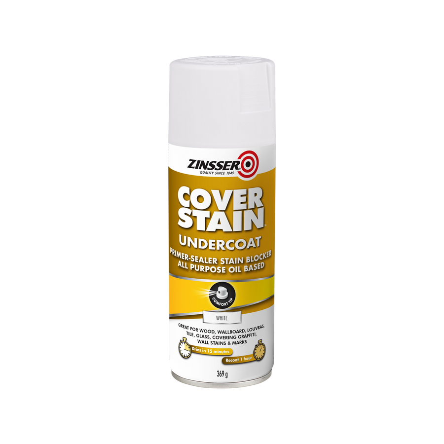 Zinsser Coverstain Primer Sealer 369g Oil-Based Stain Blocker - SuperSaverAU - view 1