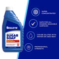 Selleys Sugar Soap 1L Wall Surface Cleaner Super Concentrate - SuperSaverAU - view 2