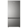 Haier 517L Bottom Mount Fridge - Satina Silver, 5.5 Star Energy, Reversible Door - HRF510BS